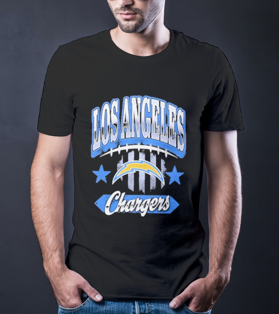 Los Angeles Chargers Americana Stars And Stripes 2026 T-Shirt