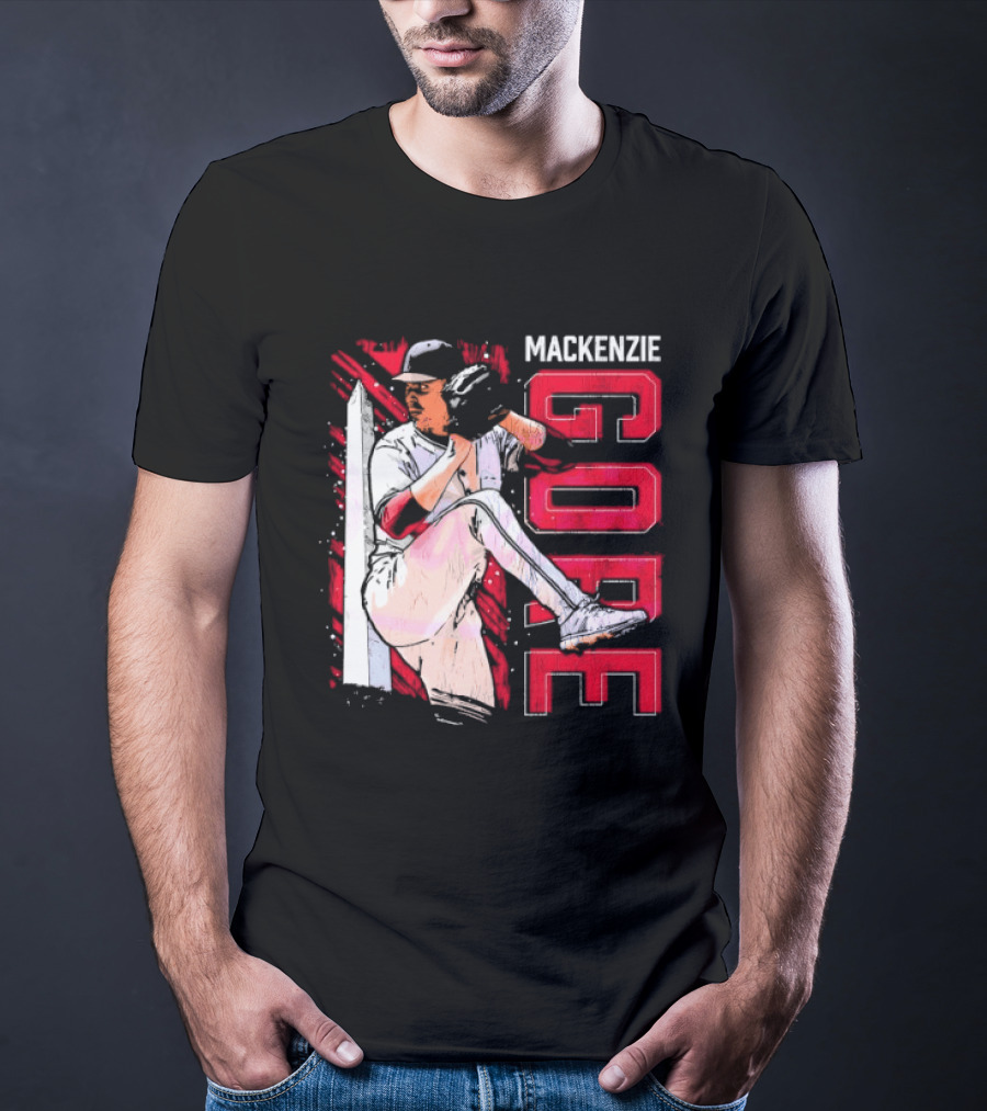 Mackenzie Gore Washington Pitching Action Baseball T-Shirt