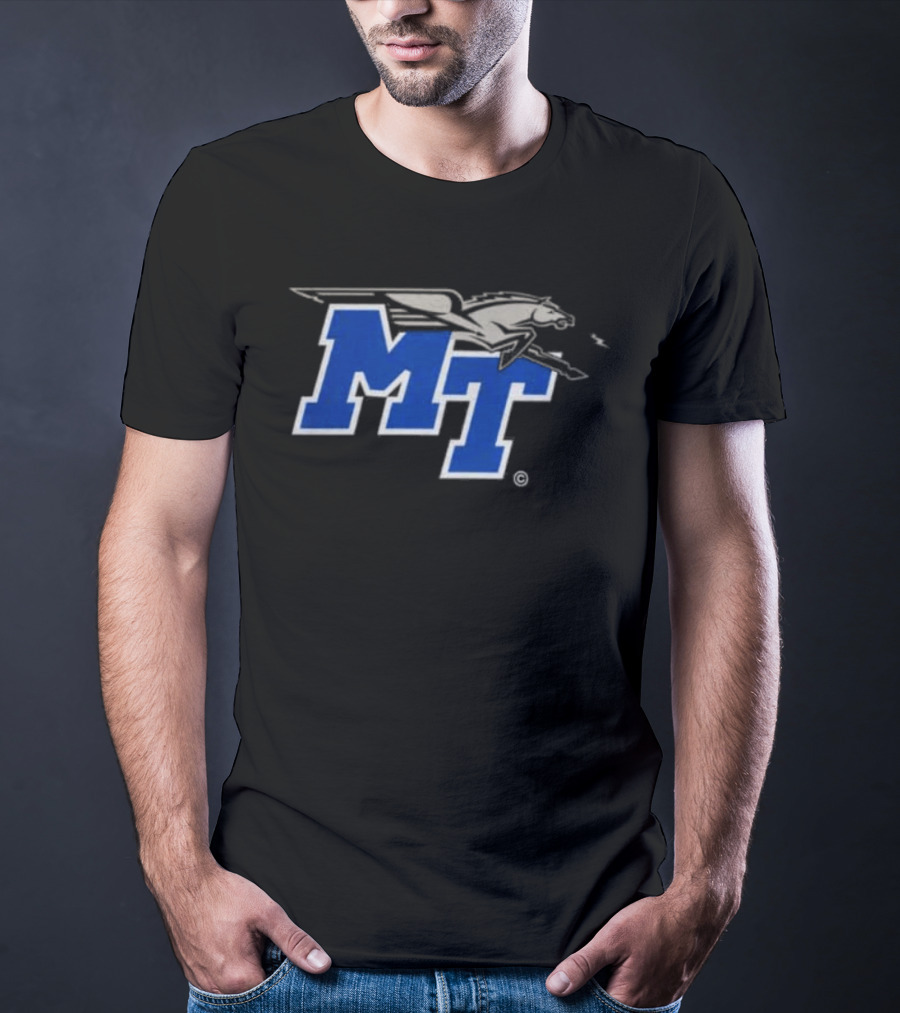 Middle Tennessee State Blue Raiders MT Flying Horse T-Shirt