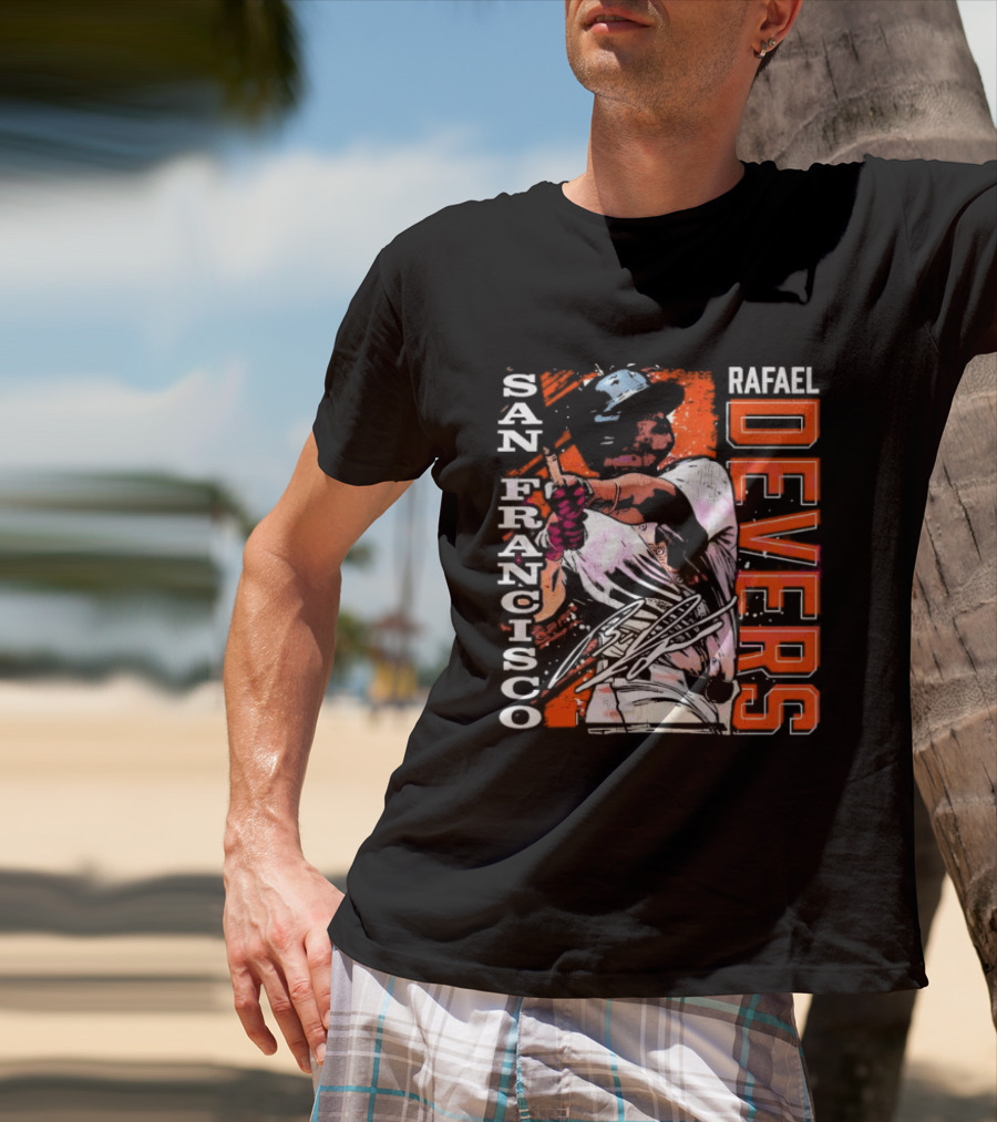 Rafael Devers San Francisco Baseball T-Shirt