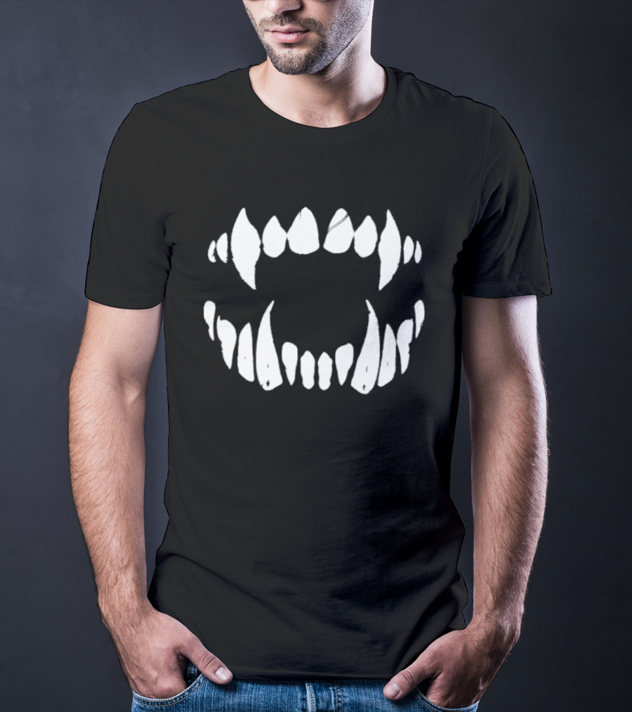 Rhea Ripley Vampire Teeth Fang T-Shirt