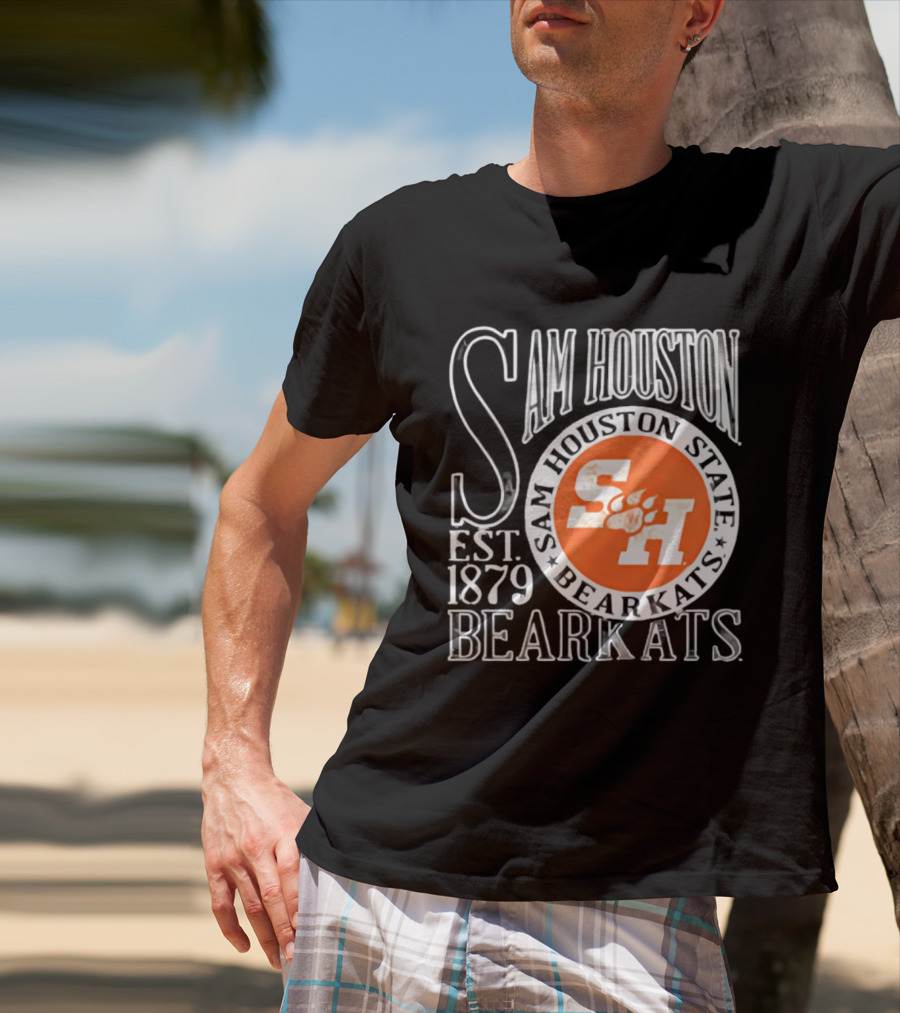 Sam Houston State Bearkats Est 1879 SH Paw T-Shirt
