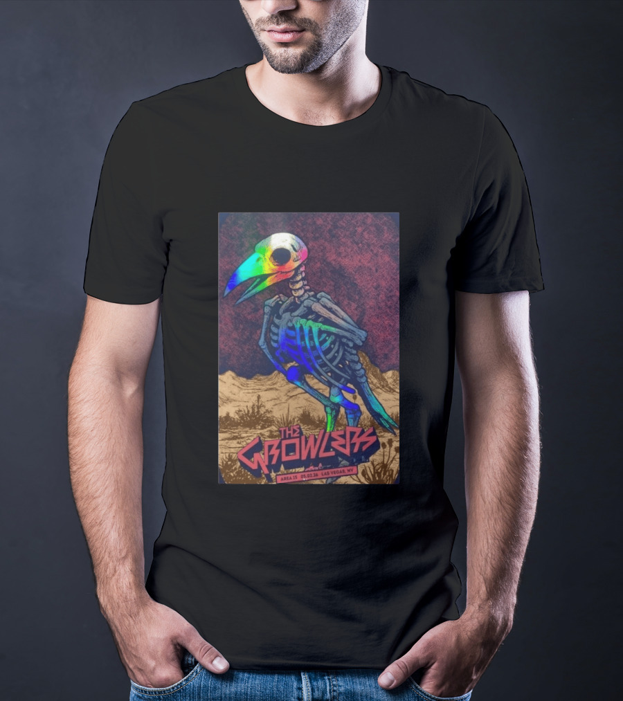 The Growlers Las Vegas Area 15 May 1 2026 Skeleton Bird T-Shirt