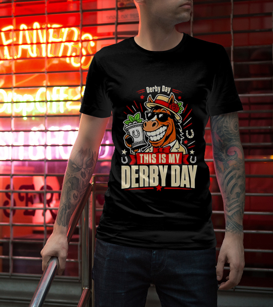 Derby Day Mint Julep Horse Party T-Shirt