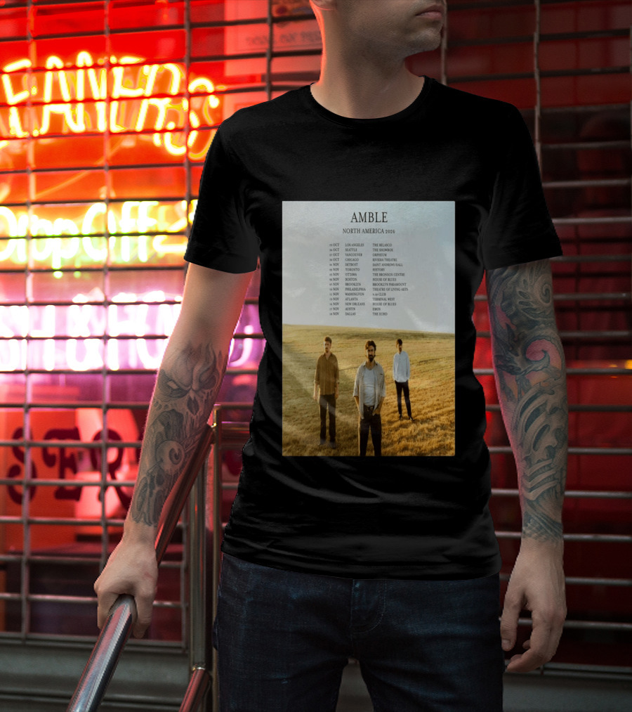 Amble Fall Tour 2026 T-Shirt