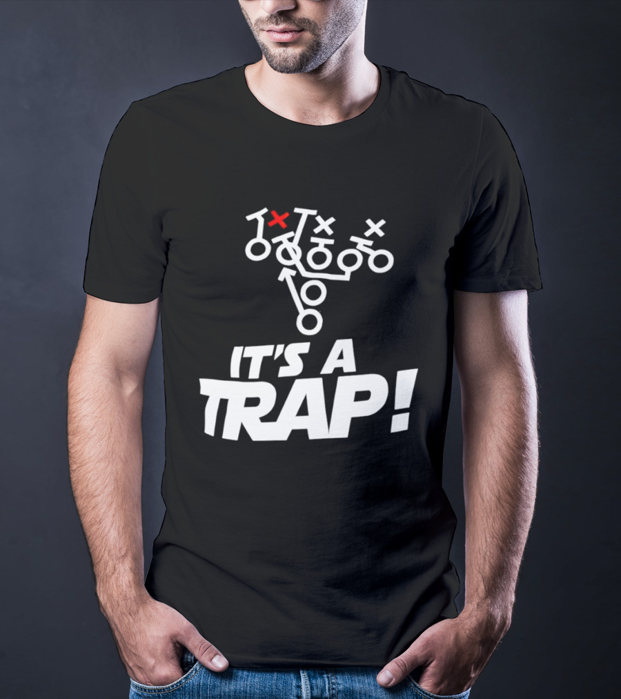 It's A Trap Star Wars Football Play Strategy T-Shirt