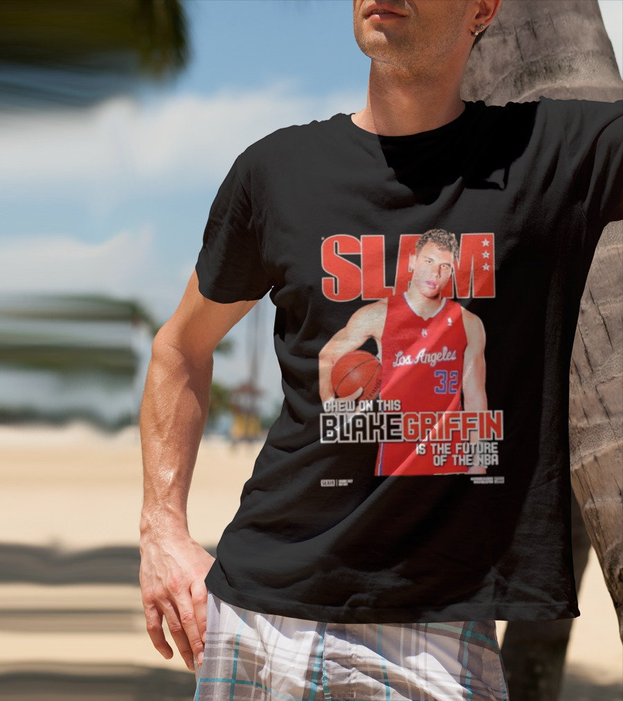 SLAM Los Angeles Clippers Blake Griffin Chew On This Is The Future Of The NBA T-Shirt