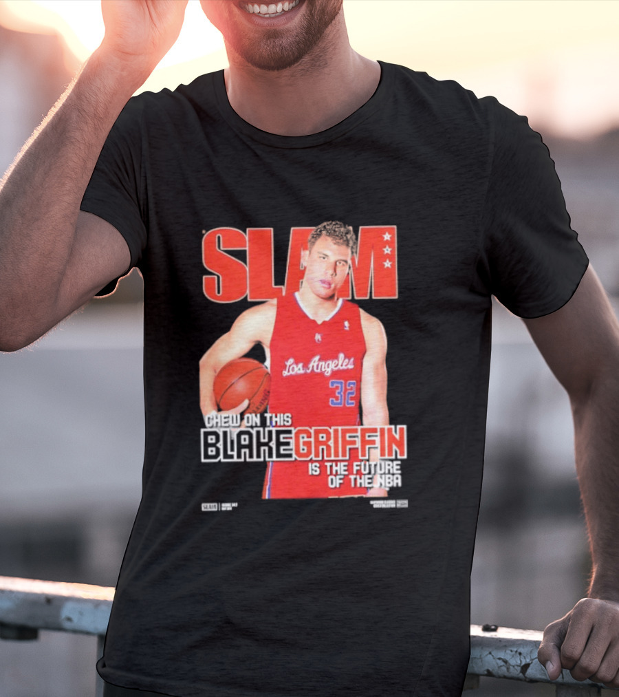 SLAM Los Angeles Clippers Blake Griffin Chew On This Is The Future Of The NBA T-Shirt
