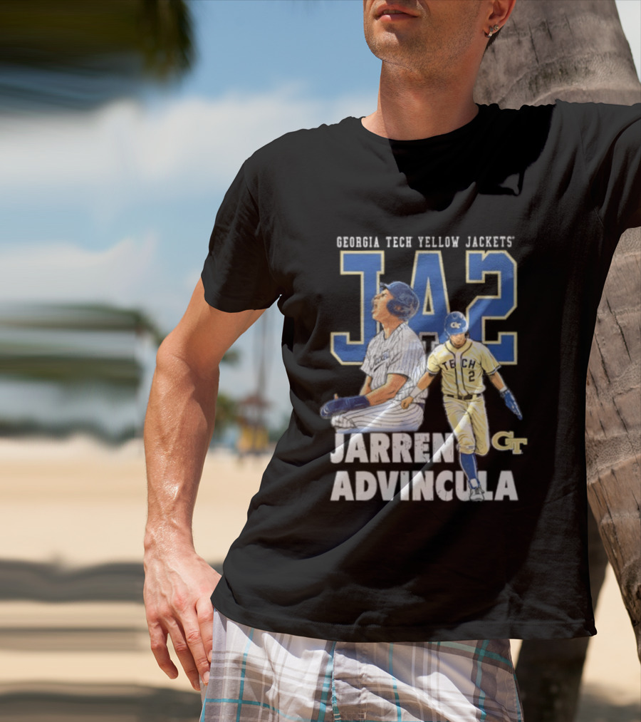 Georgia Tech Yellow Jackets JA2 Jarren Advincula T-Shirt