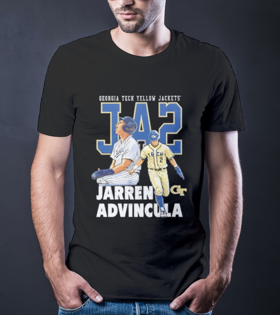 Georgia Tech Yellow Jackets JA2 Jarren Advincula T-Shirt