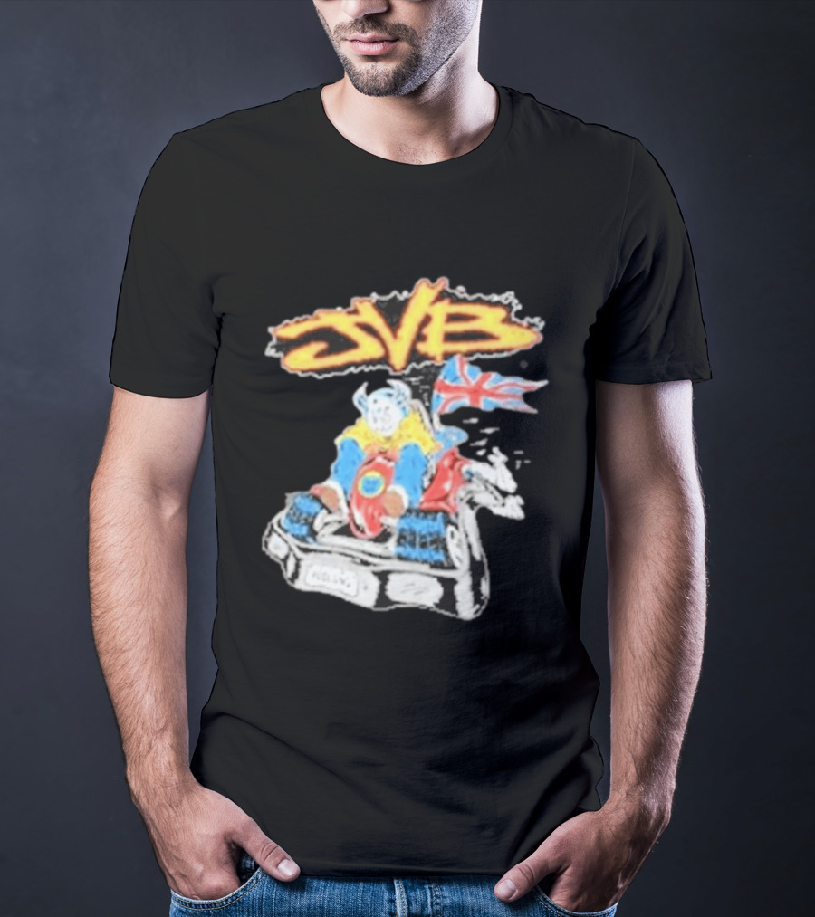 JVB Tour UK 2026 Viking Racer With Union Jack Flag T-Shirt