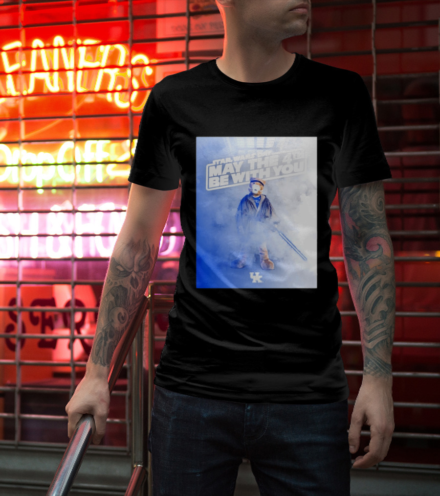 Star Wars Day May The 4th Be With You Kentucky Wildcats T-Shirt