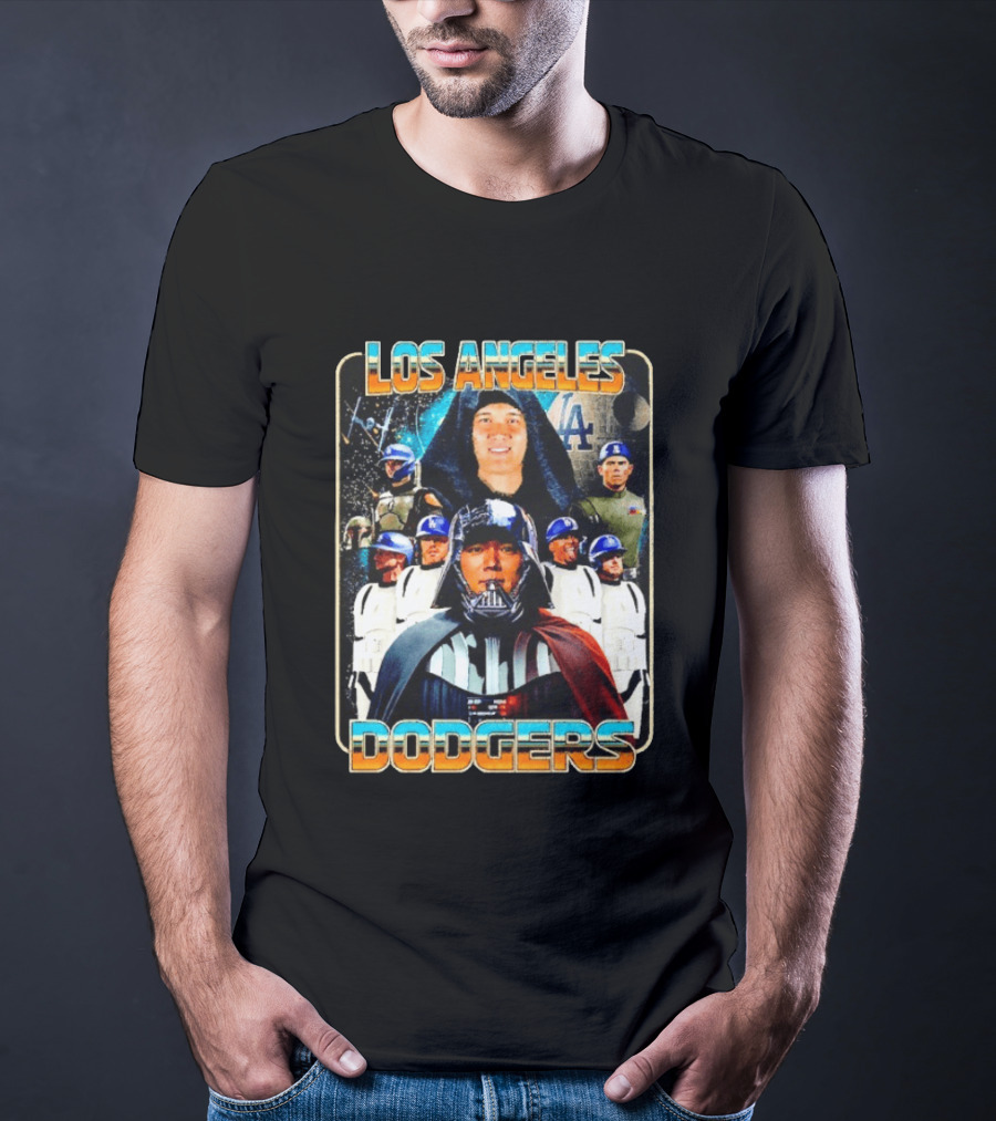 Los Angeles Dodgers Star Wars May The 4th Celebration T-Shirt