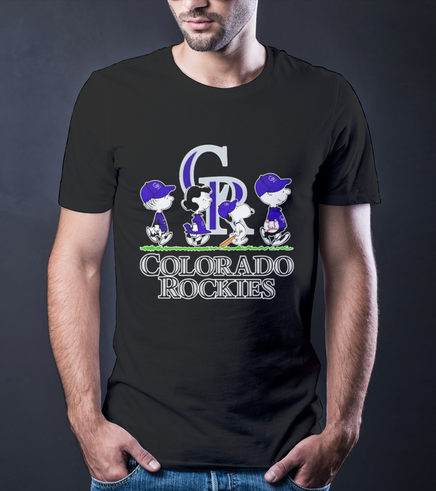 Colorado Rockies Peanuts Abbey Road 2026 T-Shirt