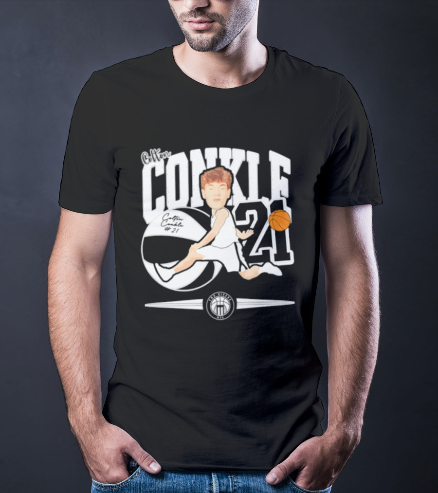 Colton Conkle 21 Basketball 2025 Marietta College T-Shirt