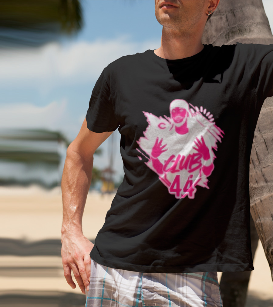 Elly De La Cruz Club 44 Pink Cincinnati Baseball T-Shirt
