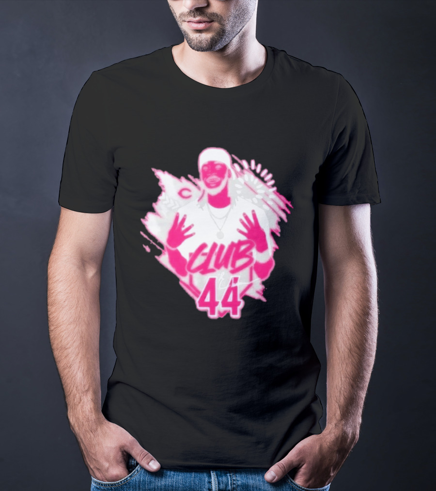 Elly De La Cruz Club 44 Pink Cincinnati Baseball T-Shirt