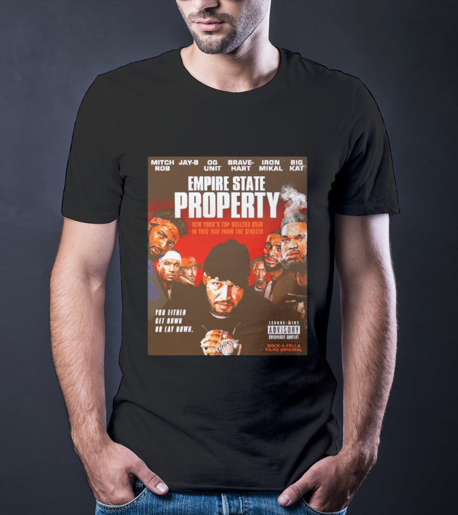 Mitch Rob Jay B OG Unit Brave Hart Iron Mikal Big Kat Empire State Property New York Knicks Baller Tale T-Shirt