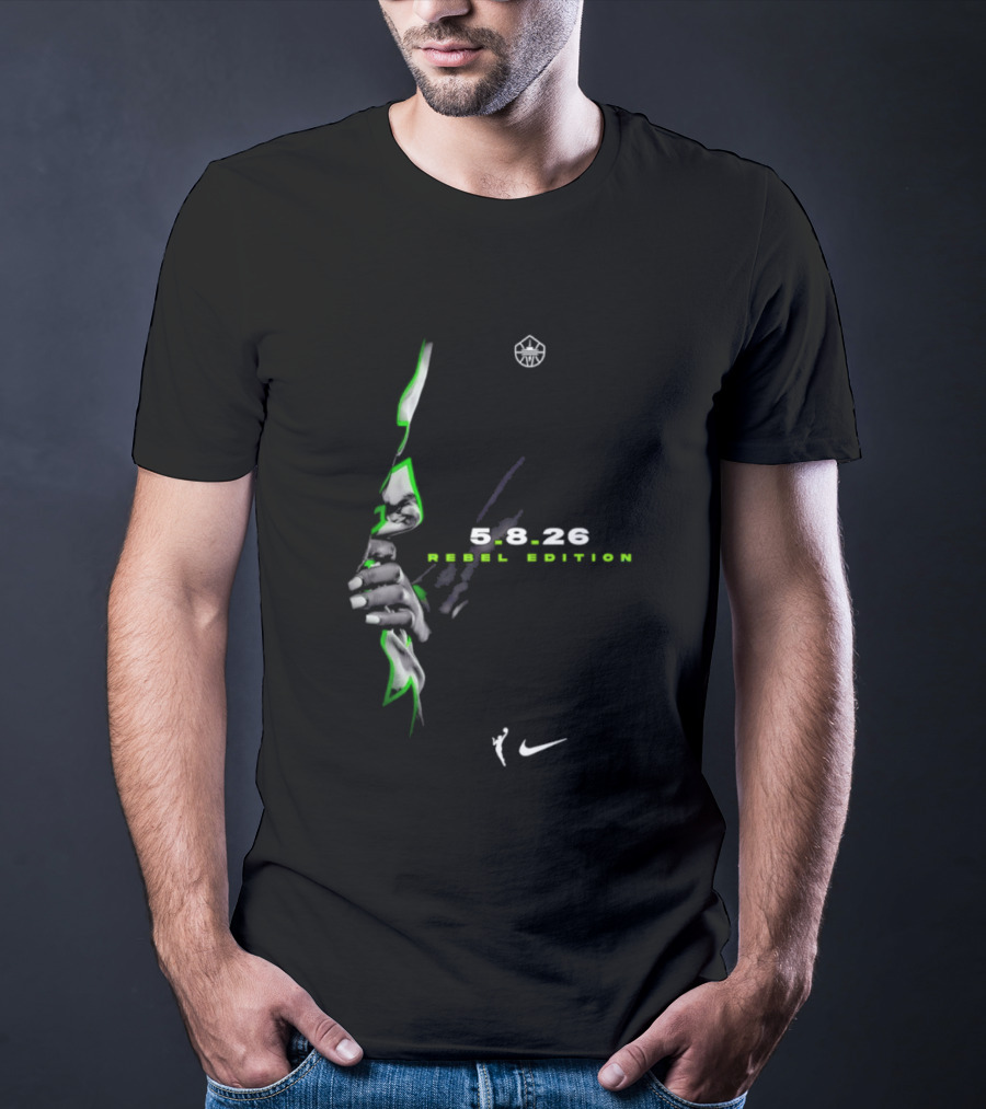 Seattle Storm Nike WNBA 5 8 26 Rebel Edition T-Shirt