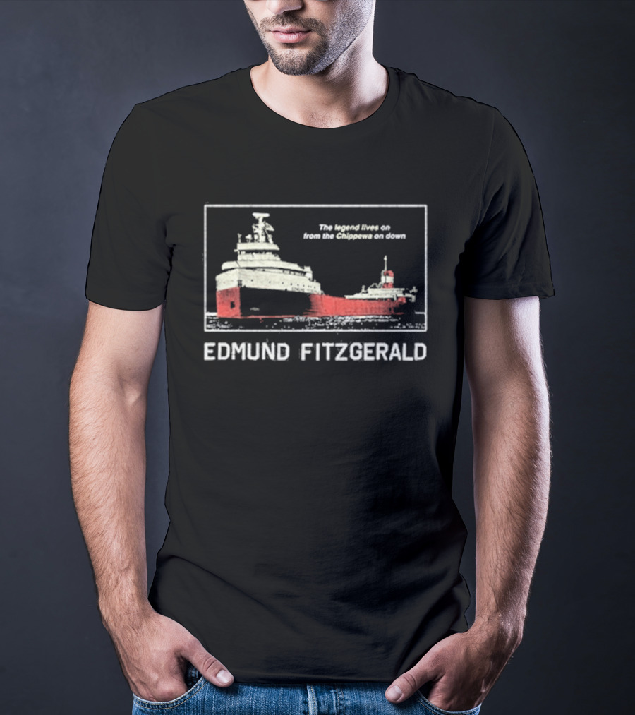 Tyler Bertuzzi Edmund Fitzgerald Ship Great Lakes Legend T-Shirt