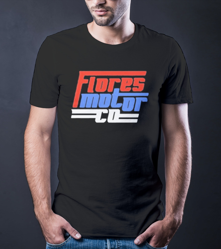 Wyatt Flores Flores Motor CO 2026 Tour Red And Blue T-Shirt