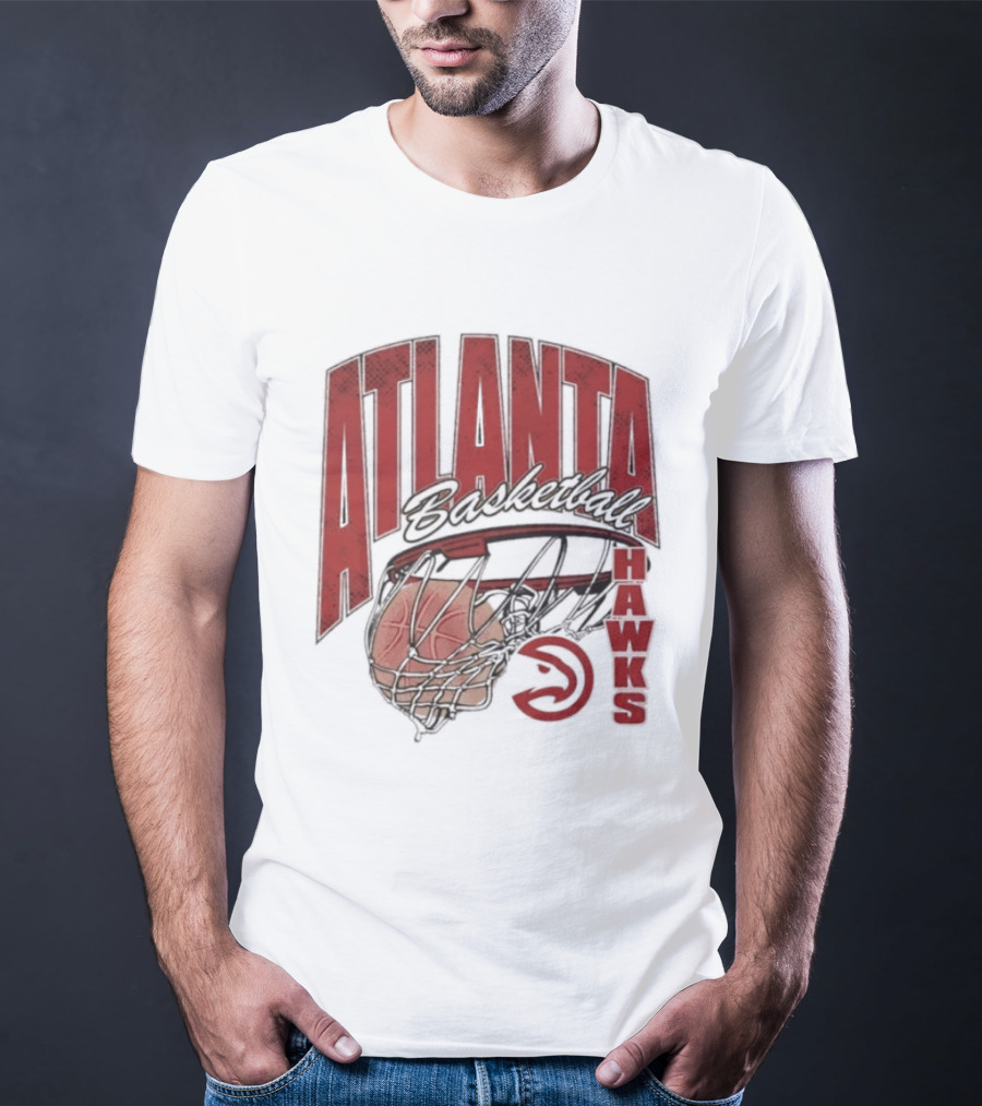 Atlanta Hawks Basketball Script Swish 2026 T-Shirt