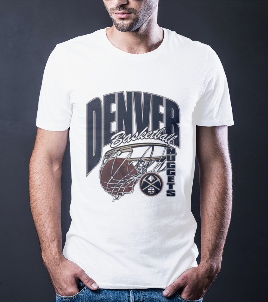 Denver Basketball 2026 Nuggets Script Swish T-Shirt