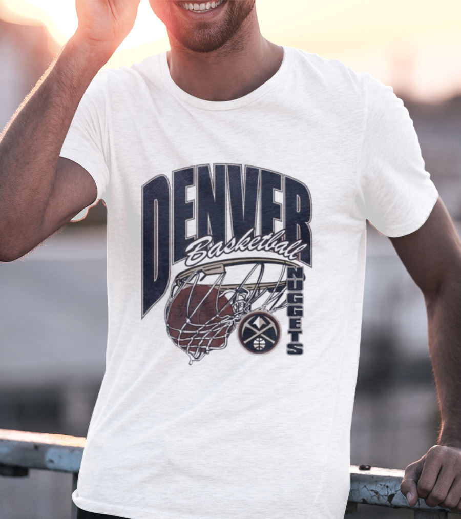 Denver Basketball 2026 Nuggets Script Swish T-Shirt