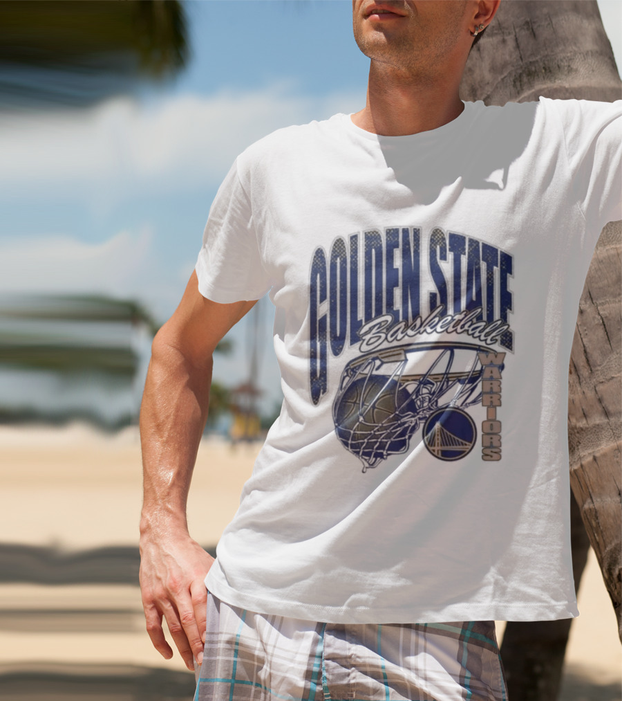 Golden State Warriors 2026 Script Swish Basketball T-Shirt