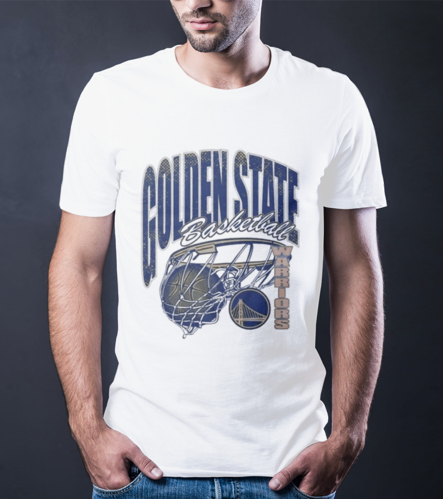 Golden State Warriors 2026 Script Swish Basketball T-Shirt