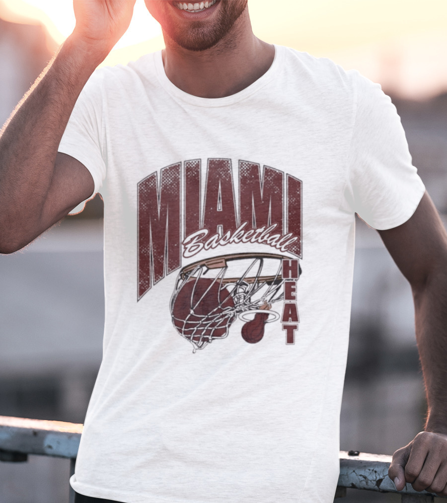 Miami Basketball Swish 2026 Hoop Dunk T-Shirt
