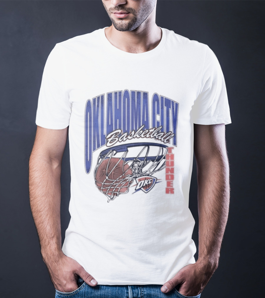 Oklahoma City Basketball Swish 2026 T-Shirt