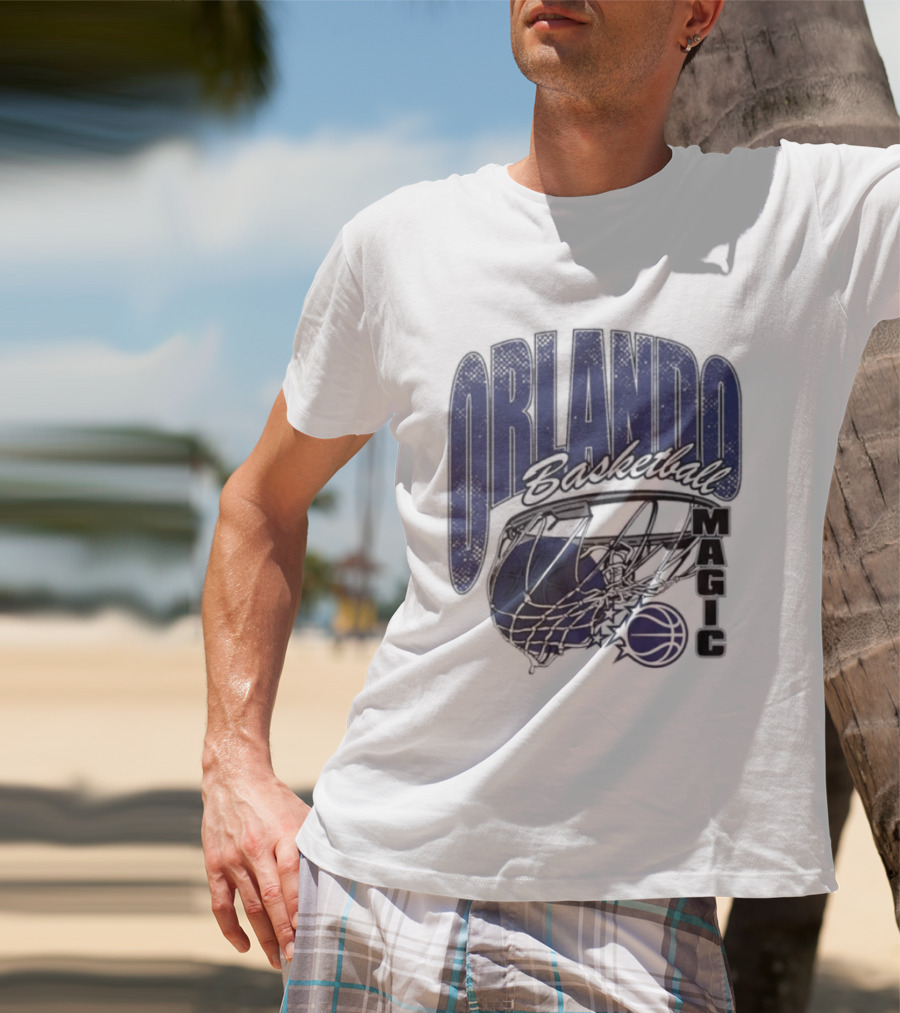 2026 Orlando Magic Basketball Script Swish T-Shirt