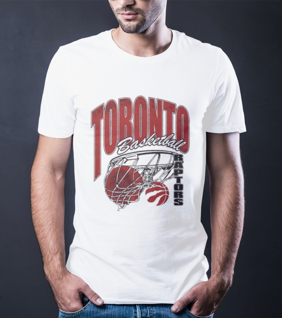 Toronto Raptors Basketball 2026 Script Swish T-Shirt