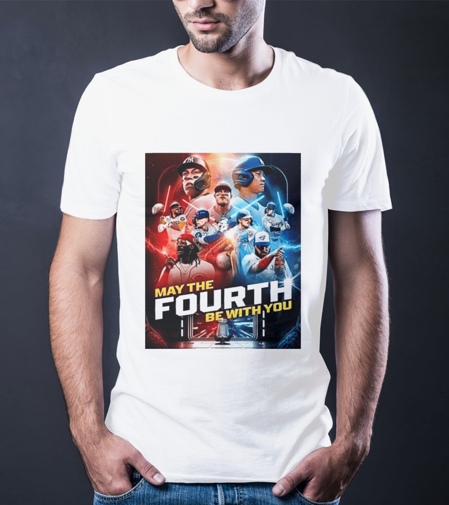 May The Fourth Be With You MLB Star Wars Day 2026 Celebration T-Shirt