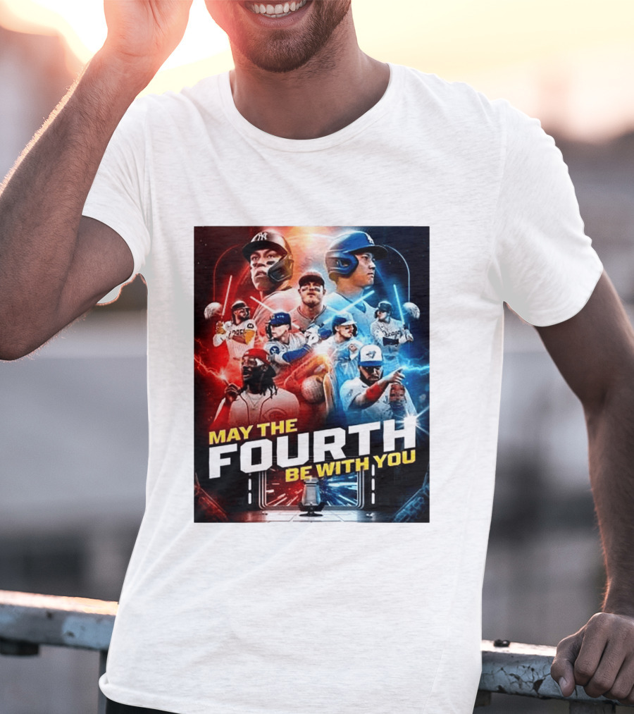 May The Fourth Be With You MLB Star Wars Day 2026 Celebration T-Shirt