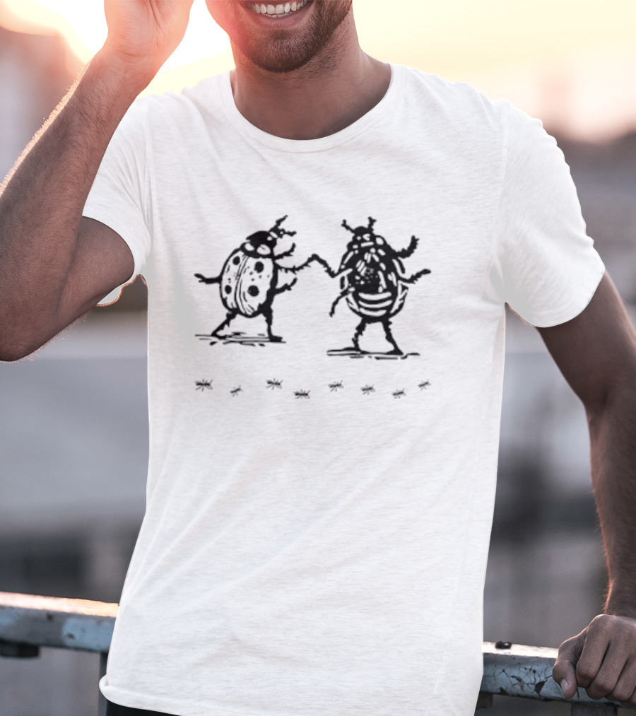 Dancing Lady Bugs The Last Of The Bugs Noah Kahan T-Shirt
