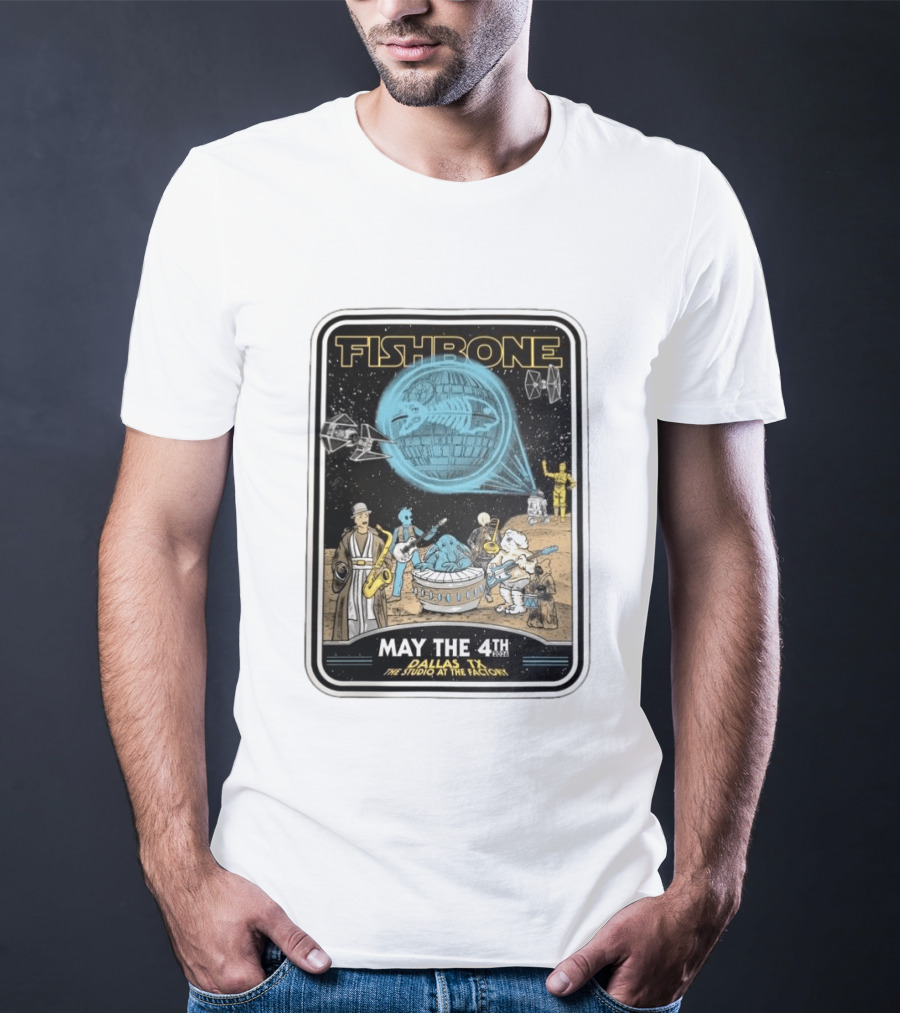 FISHBONE May 4 2026 Dallas TX Tour With Star Wars T-Shirt