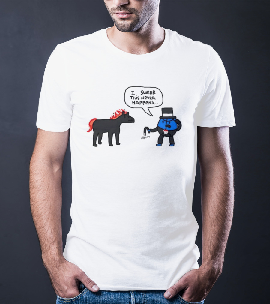 Orlando Magic Lose I Swear This Never Happens Meme Horse And Top Hat T-Shirt