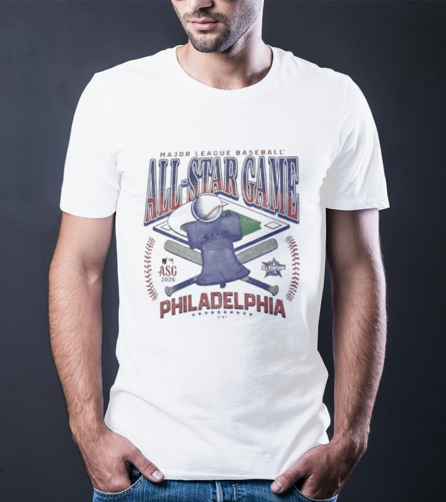 Philadelphia Phillies Major League Baseball 2026 All Star Game T-Shirt