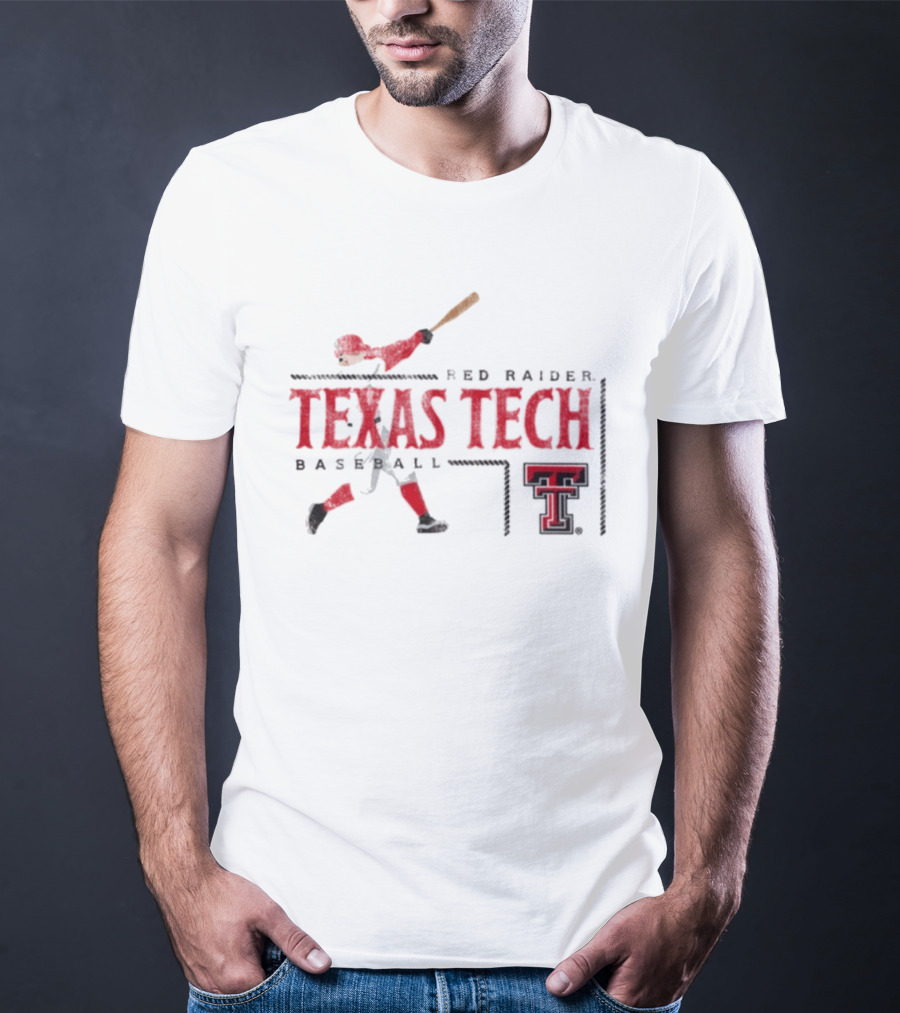 Texas Tech Red Raider Baseball Batter Up TTU T-Shirt