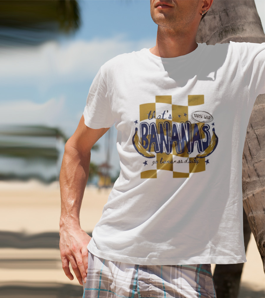 That's Bananas 100% Wow Go Bananas Daily T-Shirt