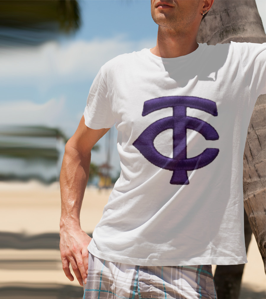Minnesota Twins TC Logo Mankato State 2026 Hat Giveaway T-Shirt