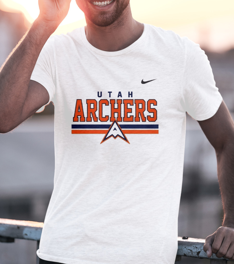 Utah Archers Nike Dri FIT Stripe Authentic Teamwear T-Shirt
