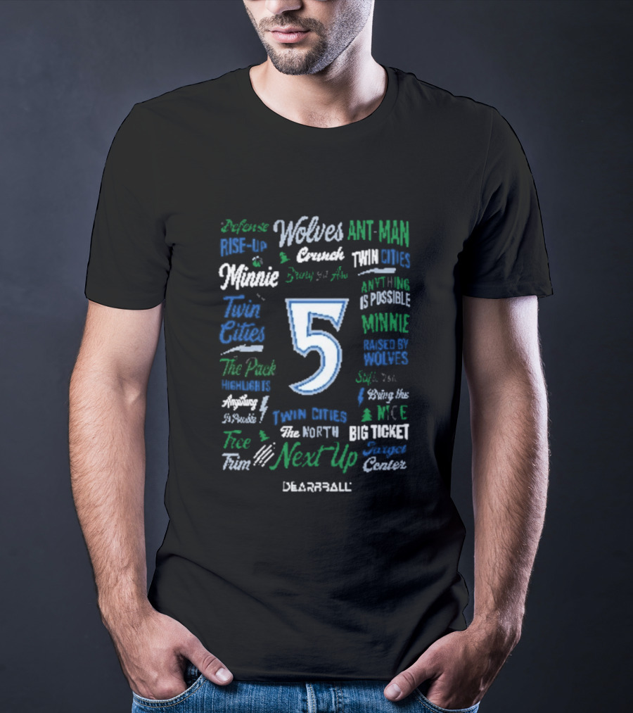 Webber Twin Cities Timberwolves Ant Man Dunk Aerospace Next Up Basketball 5 T-Shirt