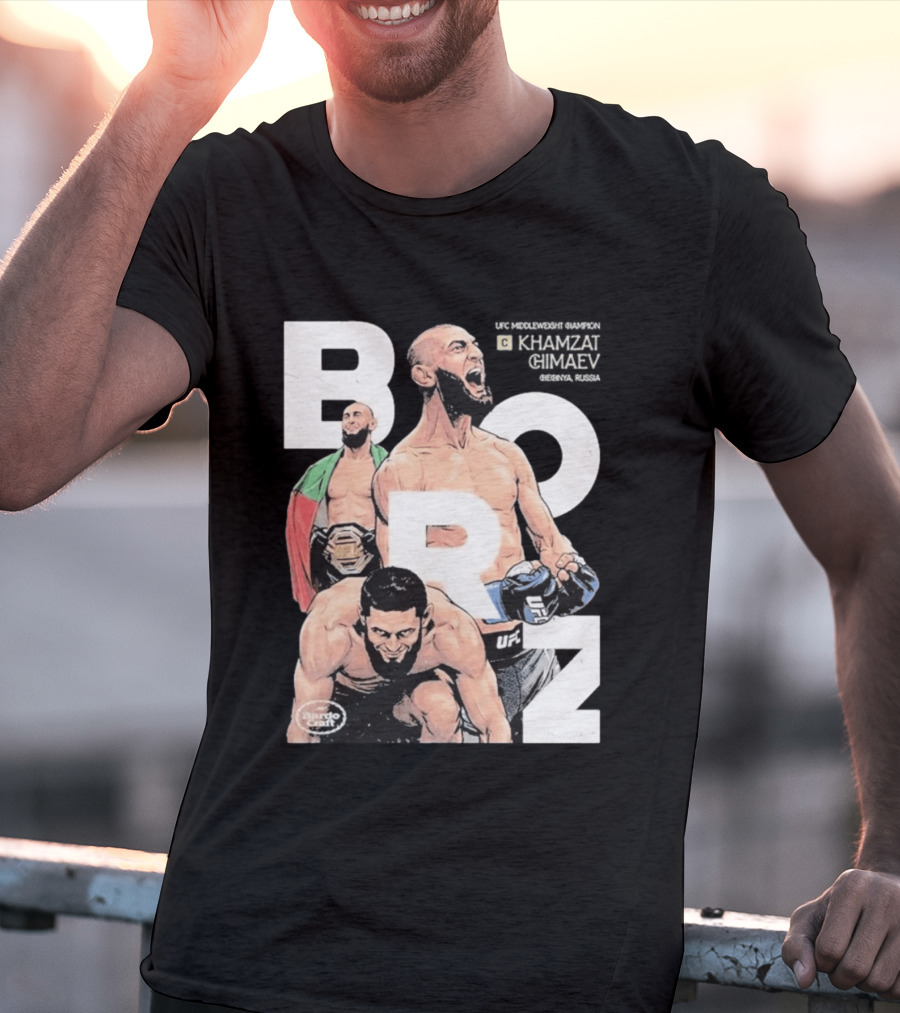 Borz Bardo Craft UFC Khamzat Chimaev T-Shirt