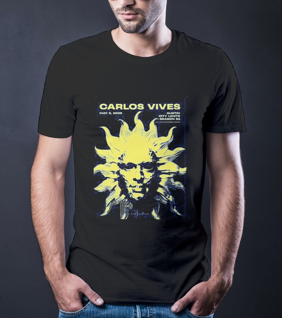 Carlos Vives May 05 2026 Austin Texas Concert Sun T-Shirt