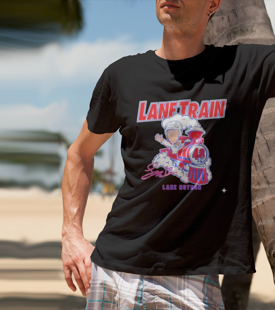Lane Train MTL 48 Lane Hutson Steam Engine Athlete T-Shirt