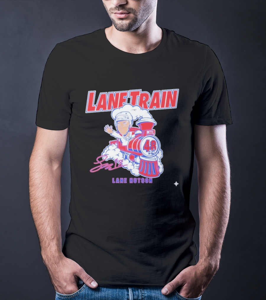 Lane Train MTL 48 Lane Hutson Steam Engine Athlete T-Shirt