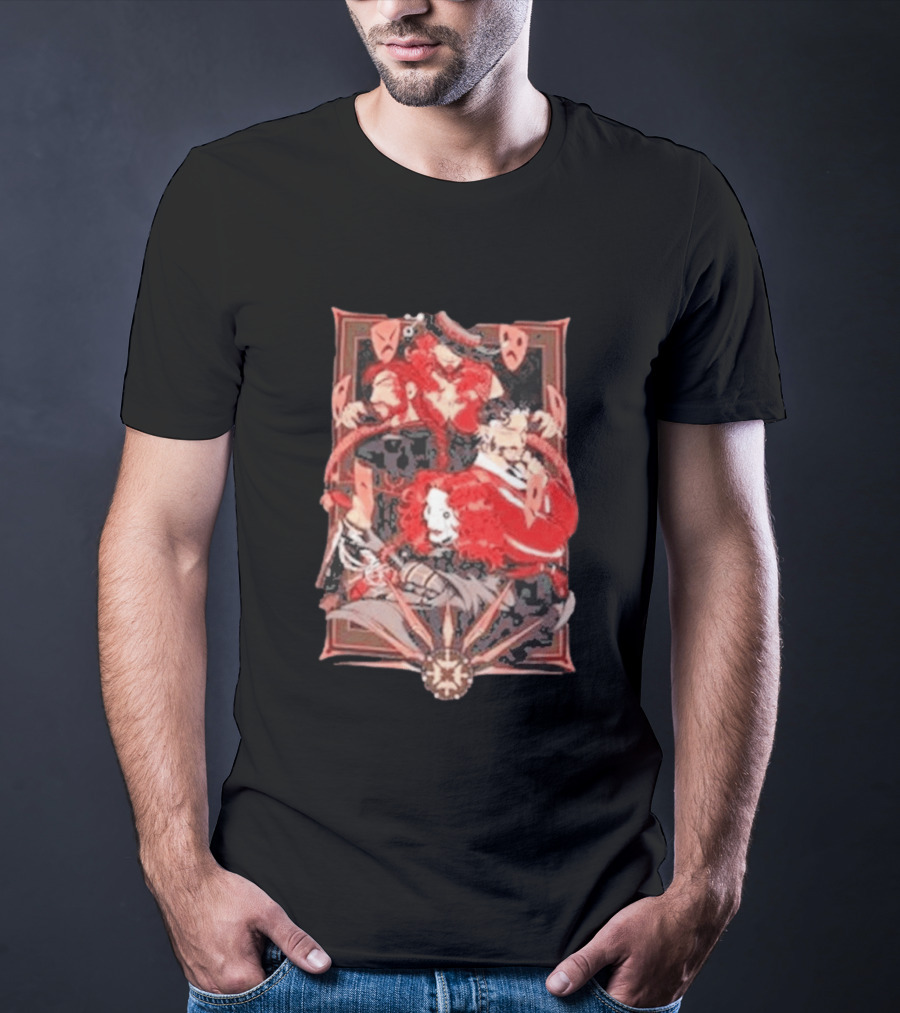 Critical Role Heroes Of Araman Schemers Masked Characters Fantasy T-Shirt
